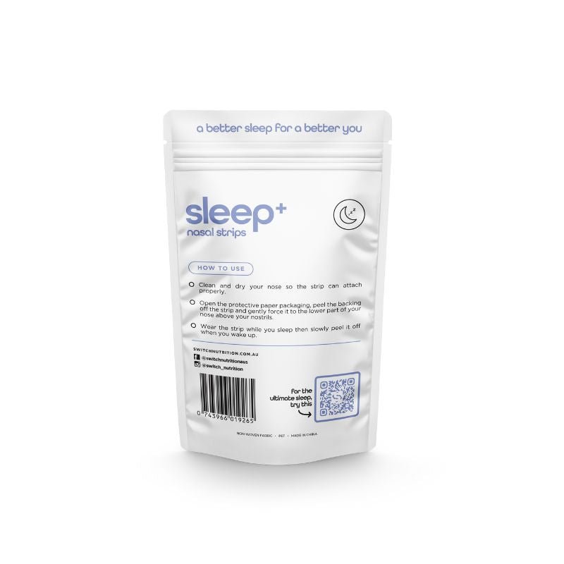 Switch Nutrition Sleep + Breathe Better Nasal Strips