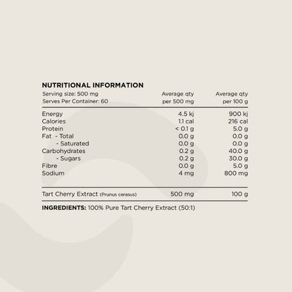 Switch Nutrition Tart Cherry Powder (50:1) NIP
