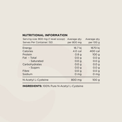 Switch Nutrition N-Acetyl Cysteine