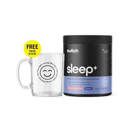 Switch Nutrition Sleep + Glass Mug