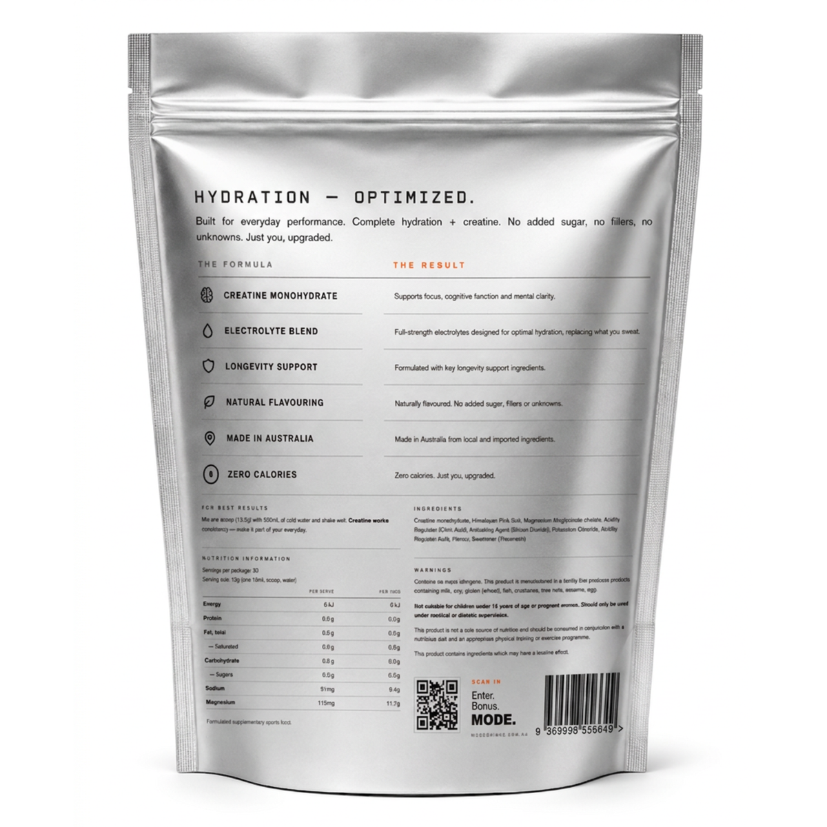 Mode. Drinks Hydration + Creatine Powder