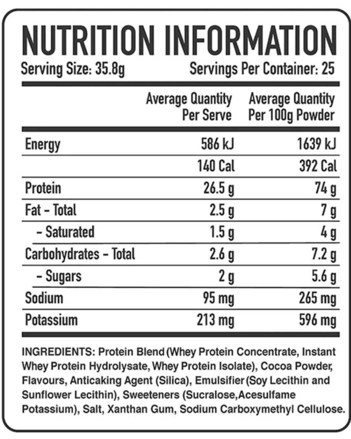 Trusted Nutrition Premium Whey NIP