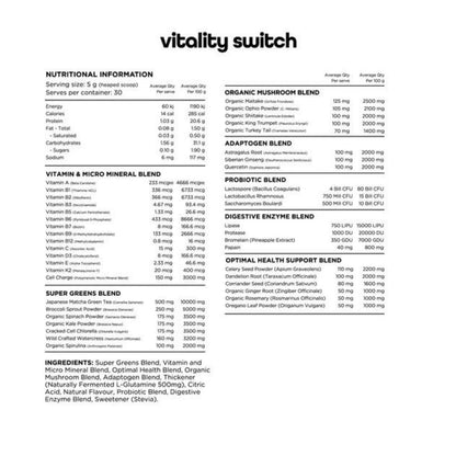 Switch Nutrition Vitality Switch NIP