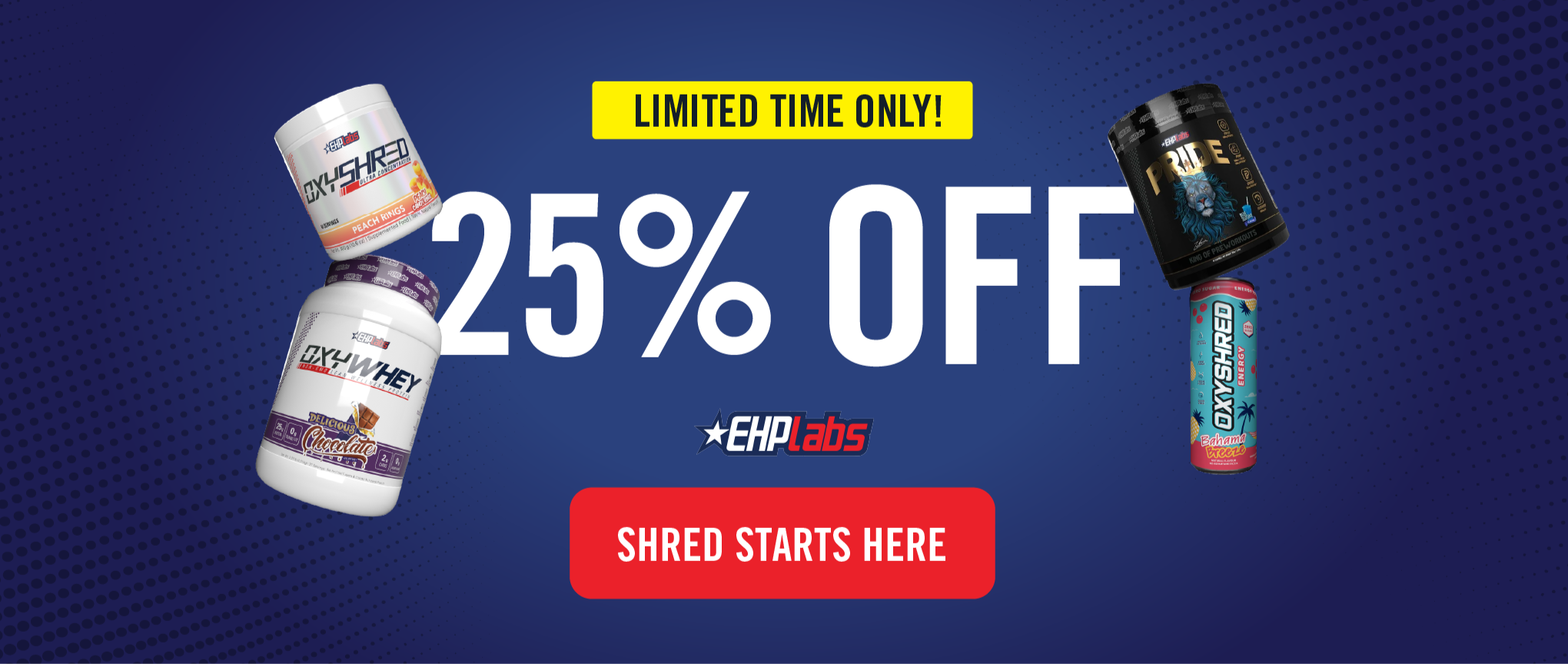 25% OFF EHP Labs 