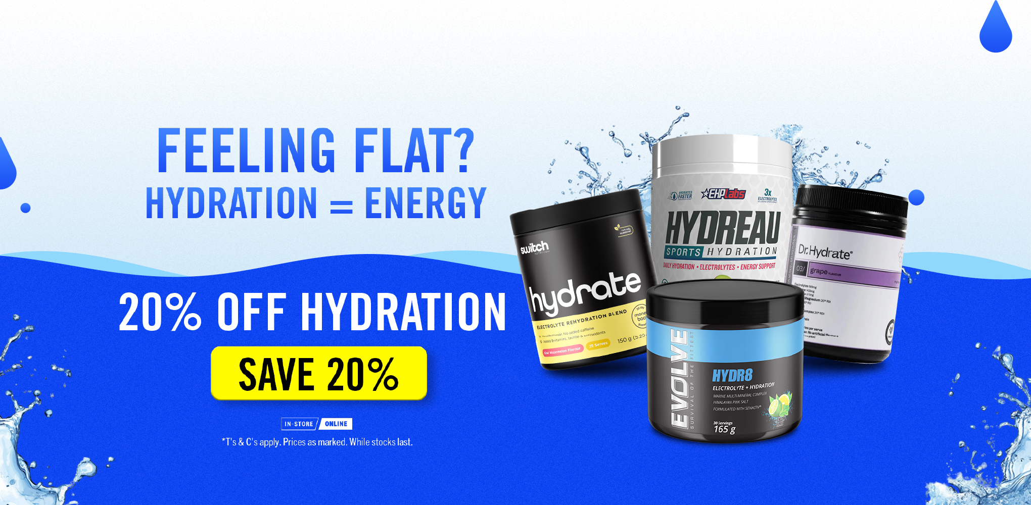 SAVE 20% Hydration