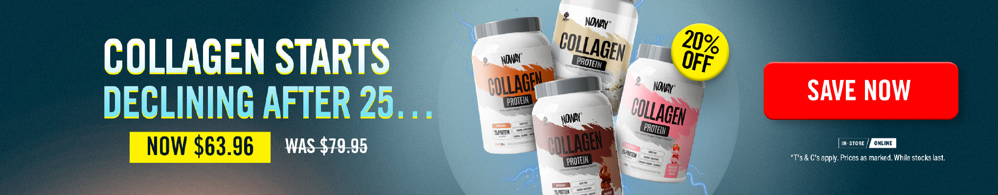 20% off collagen 