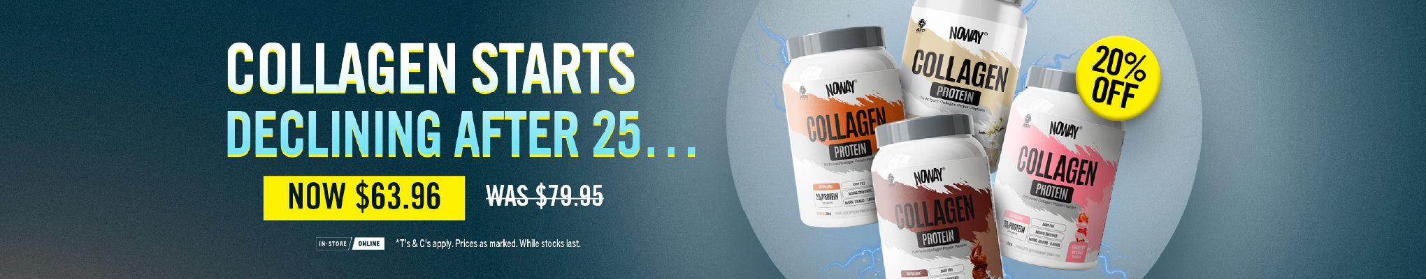 20% off collagen 