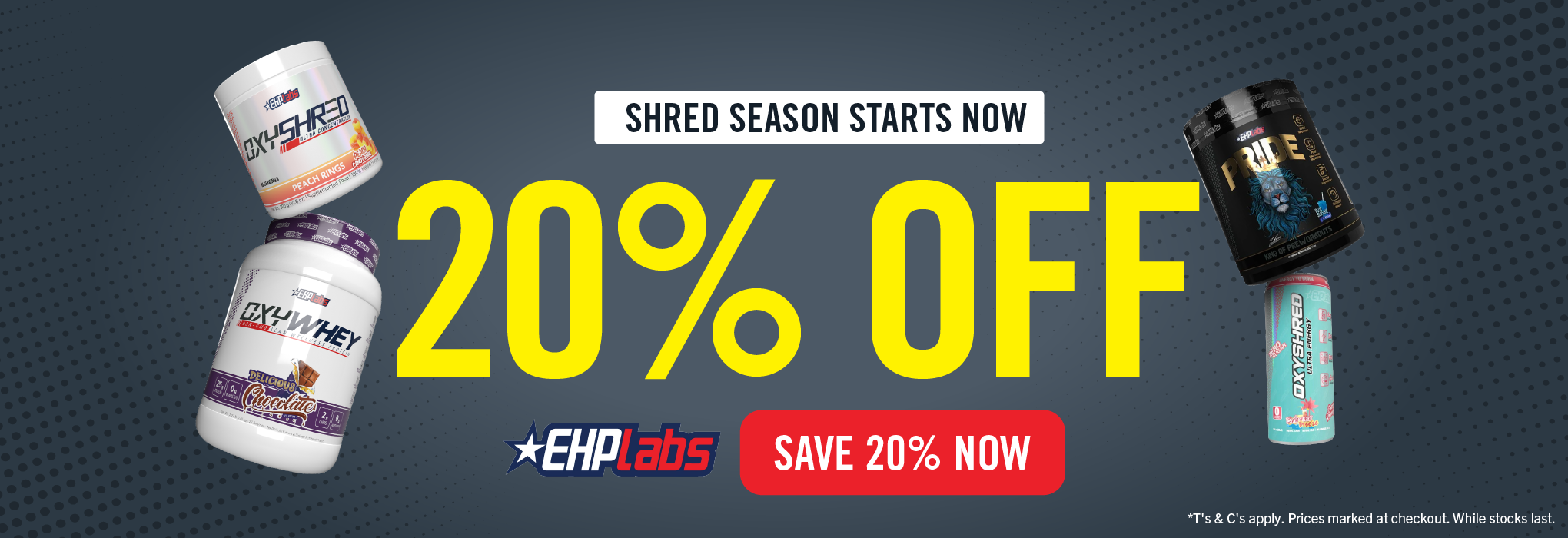  20% OFF EHP LABS 