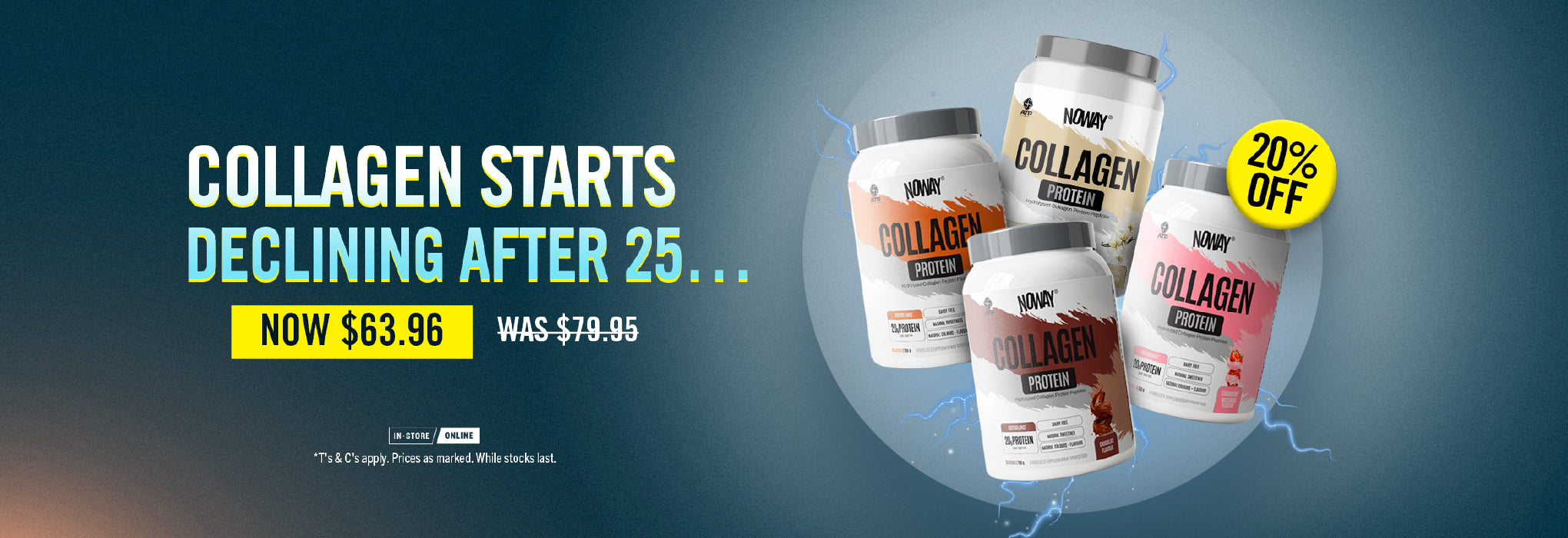 20% off collagen 