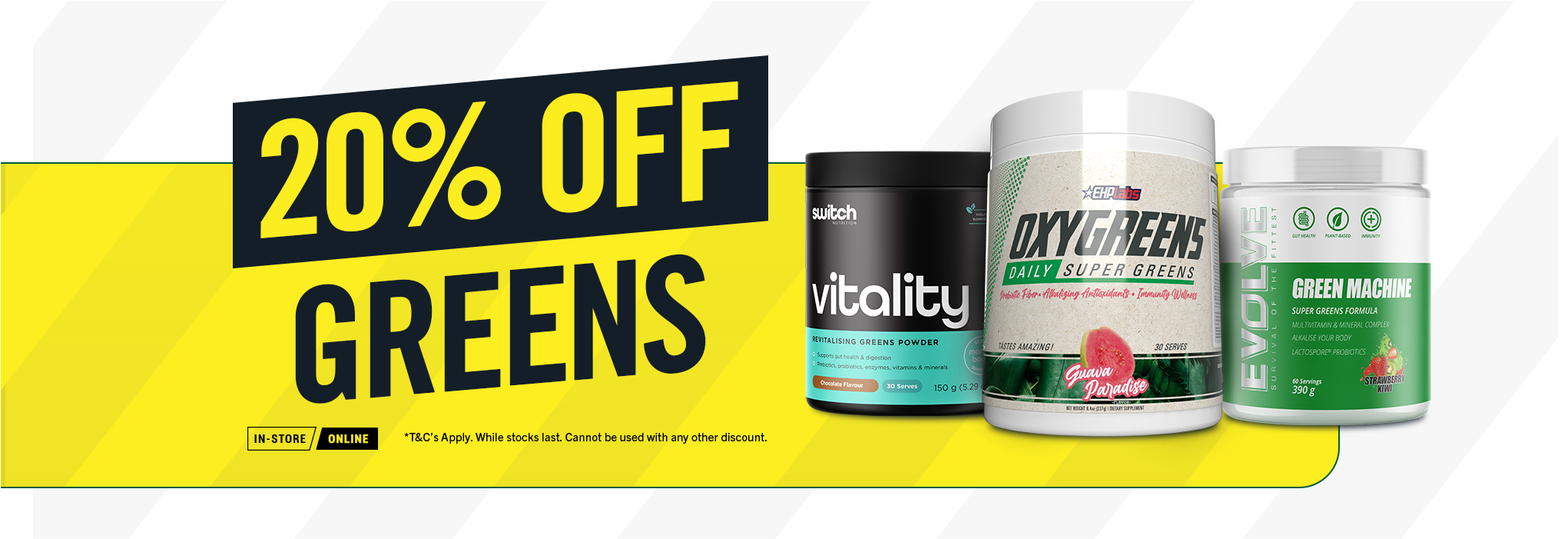 20% OFF Greens