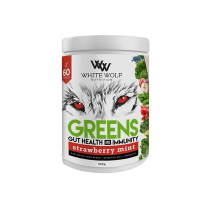 White Wolf Greens + Gut Health Immunity 300g Clearance