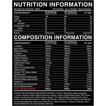 Neurolab Wrath Pre Workout NIP