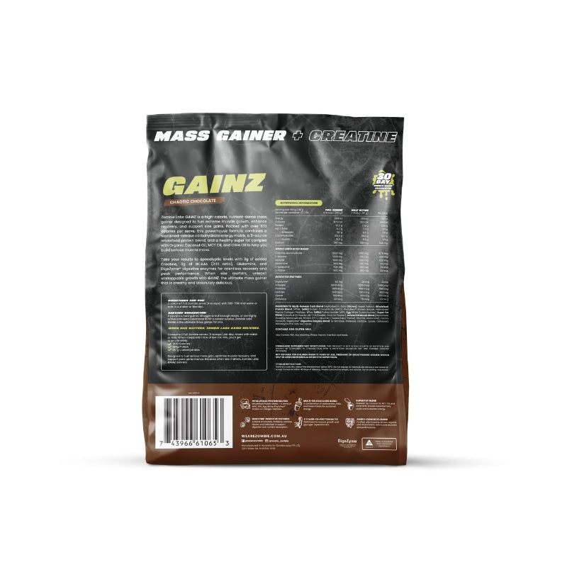 Zombie Labz Gains 4.3kg Chocolate