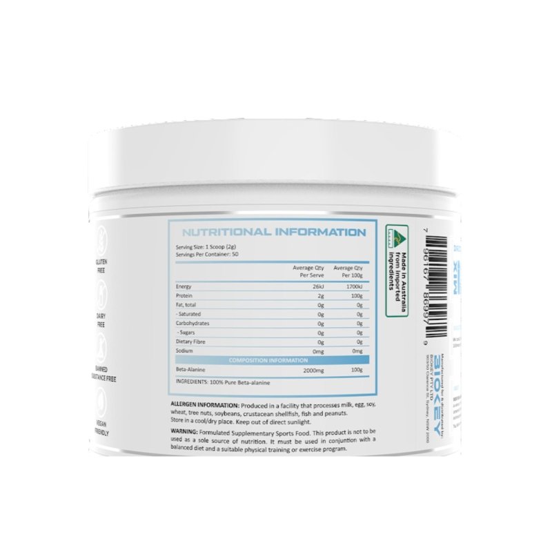 Biokey Kineticn Biokey Essentials Beta-Alanine - Fit Nutrition Australia