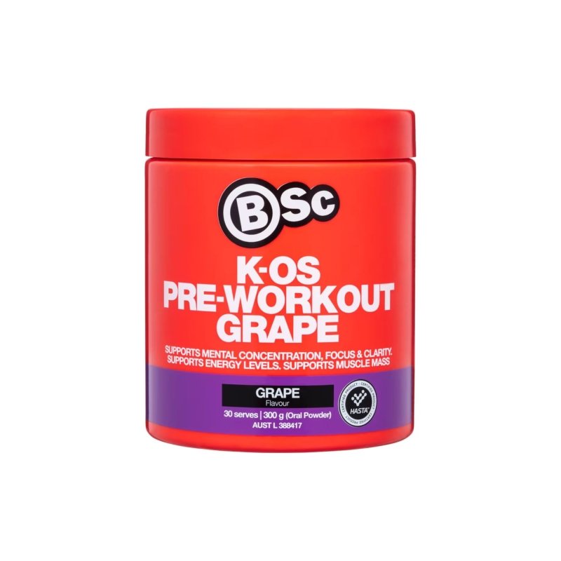 BSc Supplements K-OS Pre-Workout - Grape