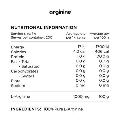 Switch Nutrition L-Arginine NIP