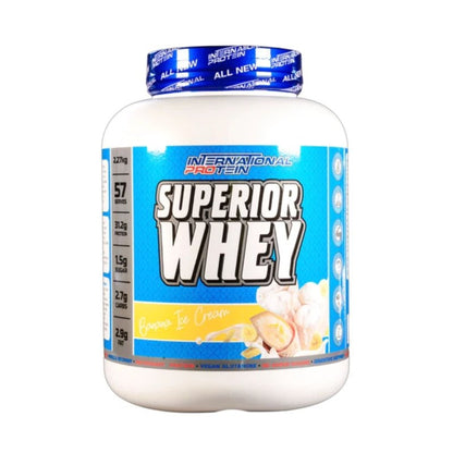 International Protein Superior Whey 2.27kg - Banana Ice Cream