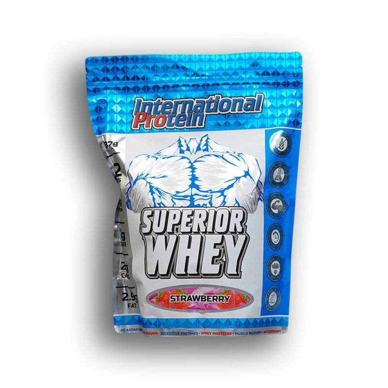International Protein Superior Whey 907g - Strawberry