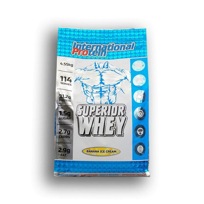 International Protein Superior Whey 4.55kg - Banana