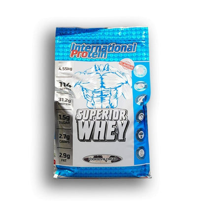 International Protein Superior Whey 4.55kg - Cookies &amp; Cream