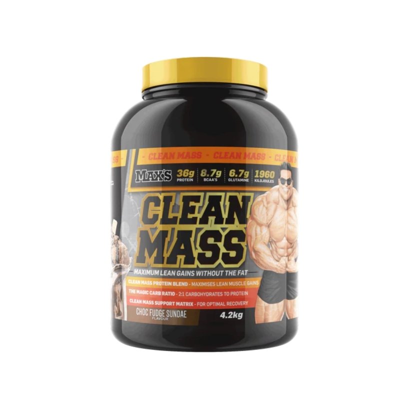 Maxs Supplements Clean Mass - Choc Fudge Sundae