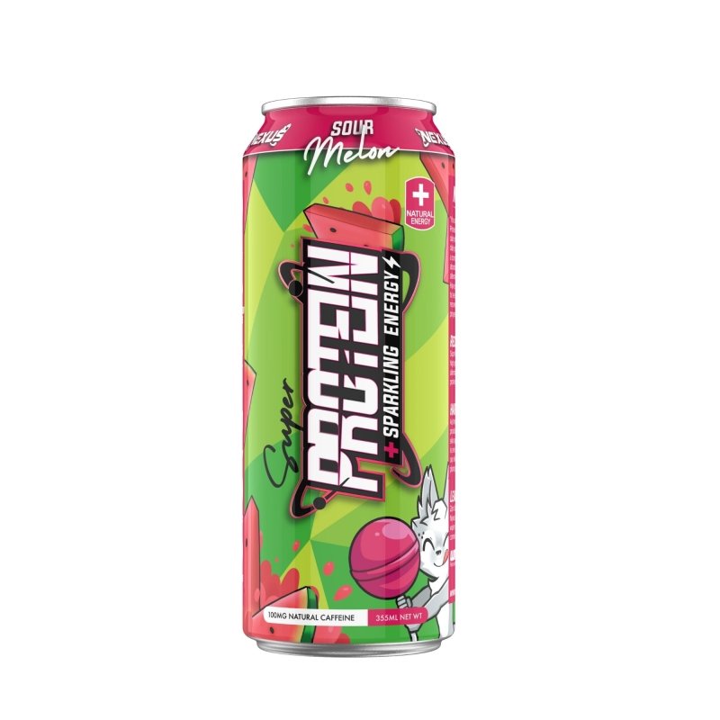 Nexus Super Protein Sparkling Energy 355ml RTD - Sour Melon