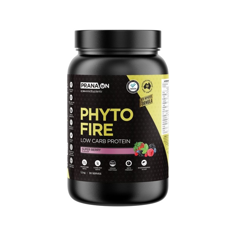 Prana On Phyto Fire Low Carb Protein - Super Berry