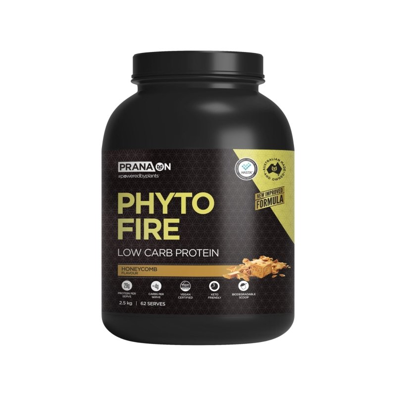 Prana On Phyto Fire Low Carb Protein - Honeycomb