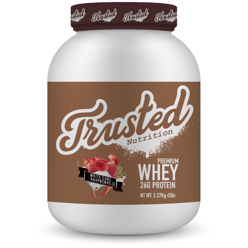 Trusted Nutrition Premium Whey - White Choc Raspberry 5lb