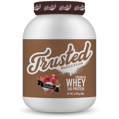 Trusted Nutrition Premium Whey - White Choc Raspberry 5lb