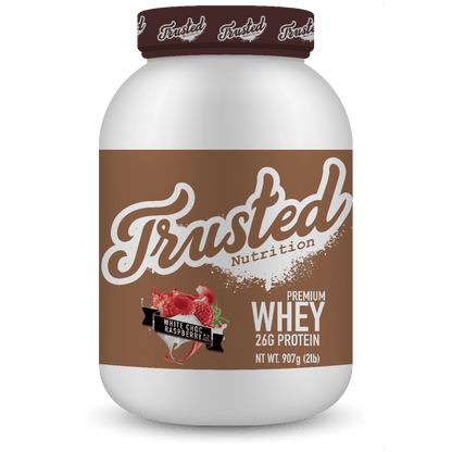 Trusted Nutrition Premium Whey - 2lb White Choc Raspberry