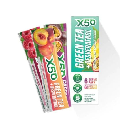 X50 Green Tea + - 6 serve