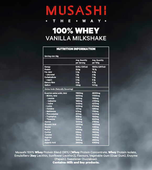 Musashi 100 Whey