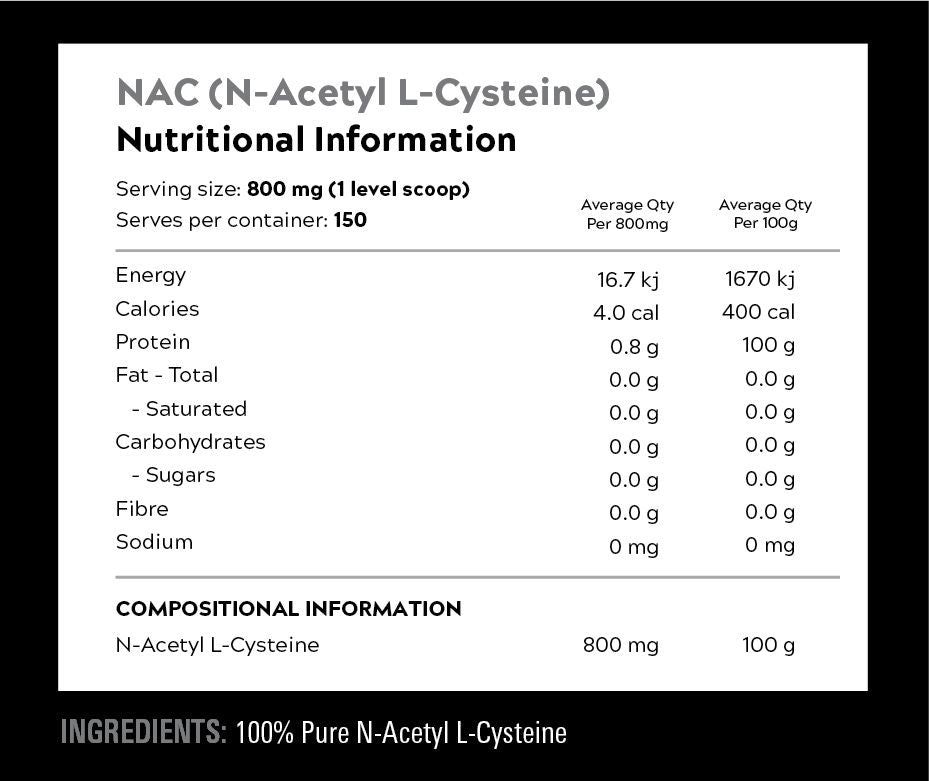 Switch Nutrition N-Acetyl Cystene nip