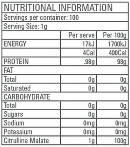 Gen-Tec Citrulline Malate