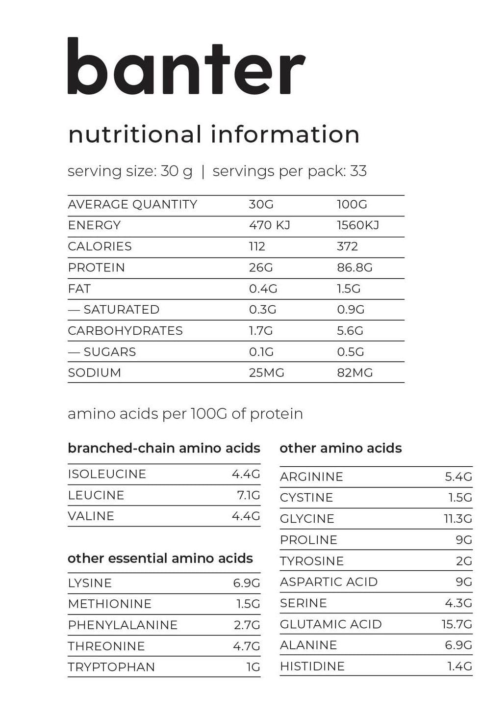 Banter Whey Protein + Collagen