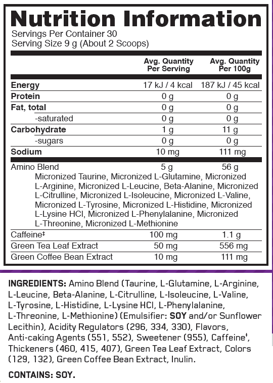 Amino Energy