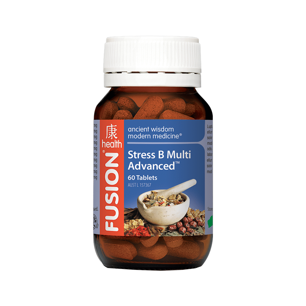 Stress B Multi Adv by Fusion Health Supplements &gt; Vitamin &amp; Minerals &gt; Vitamin B Fusion Health 