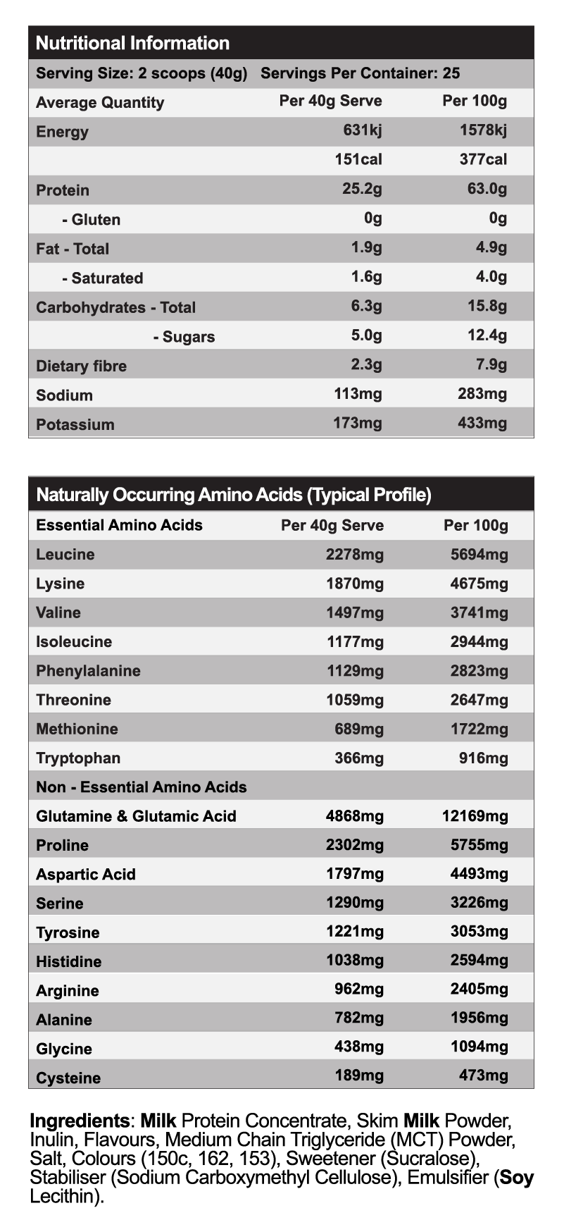 Red Dragon Casein Mousse