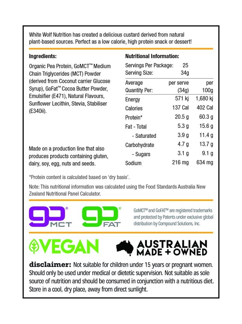 Plant Protein Custard