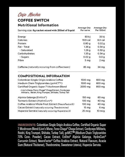 Switch Nutrition Coffee Switch