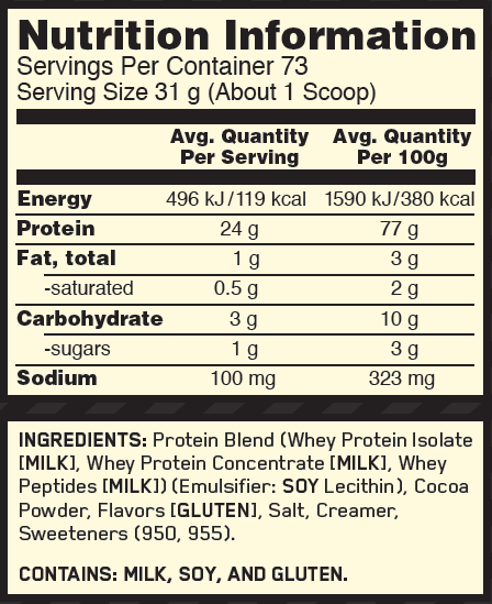 100% Gold Standard Whey